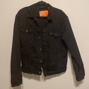 Black Levi Trucker Jacket